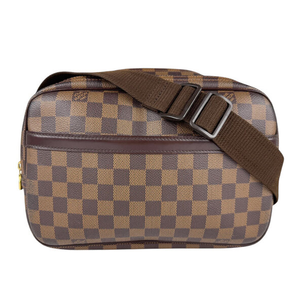 Louis Vuitton Handbags - Louis Vuitton Shoulder Bag Damier Reporter Canvas Ebene
